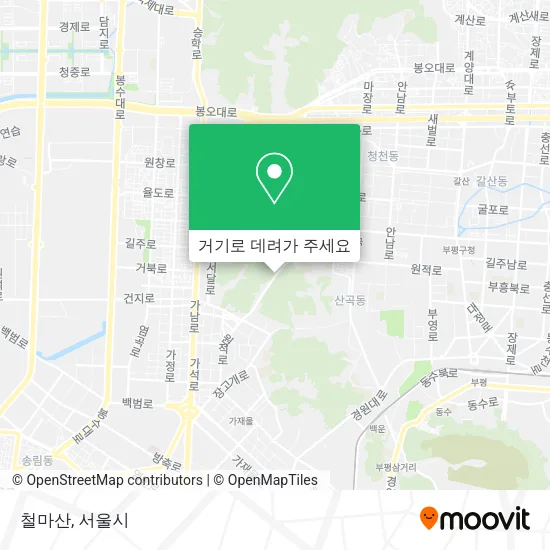 철마산 지도