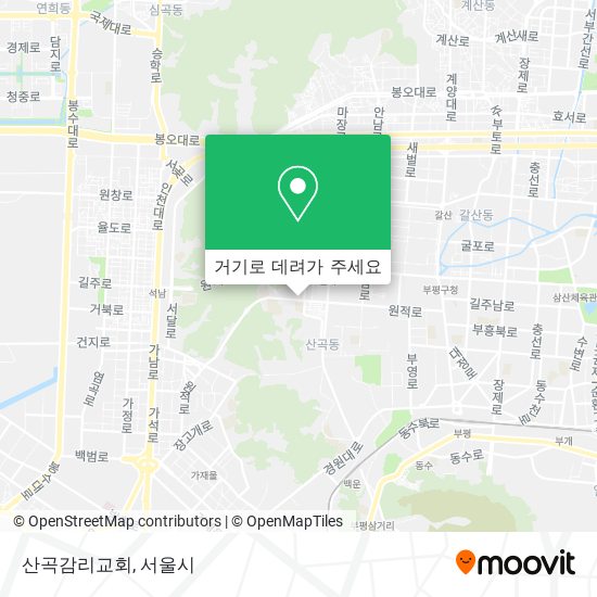 산곡감리교회 지도