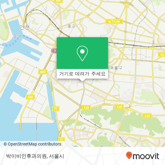 박이비인후과의원 지도