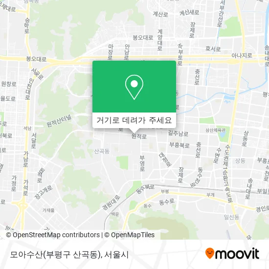 모아수산(부평구 산곡동) 지도