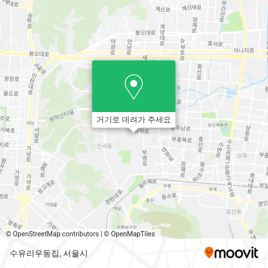 수유리우동집 지도