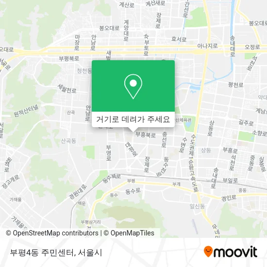 부평4동 주민센터 지도