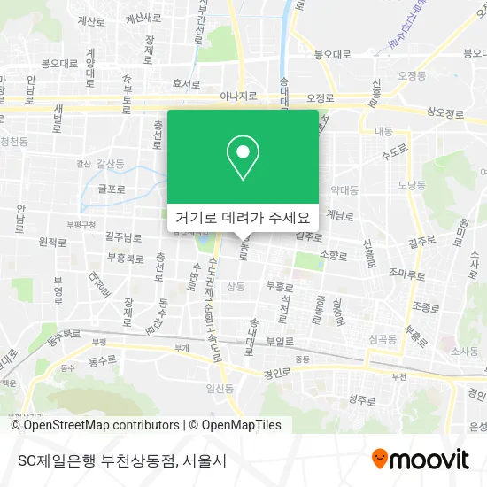 SC제일은행 부천상동점 지도