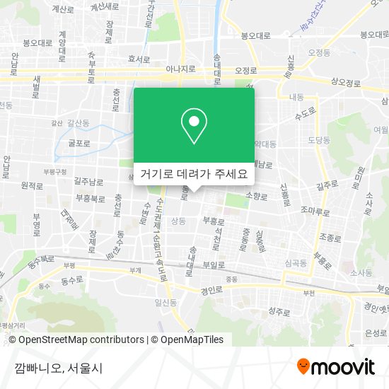 깜빠니오 지도