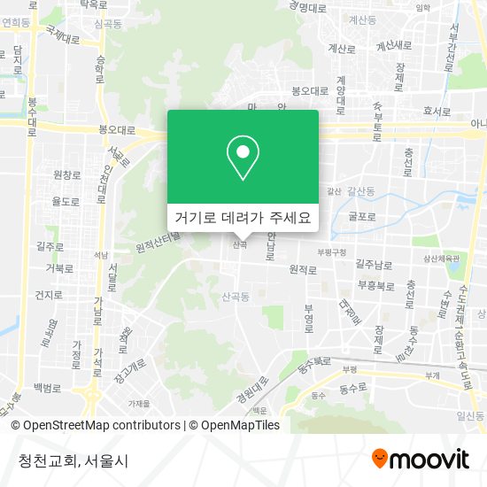 청천교회 지도