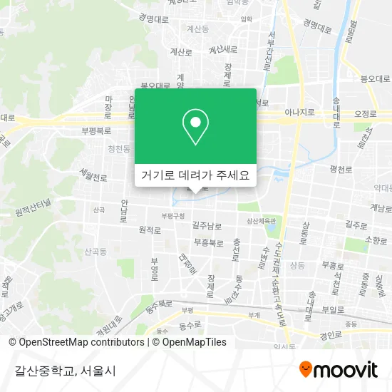 갈산중학교 지도