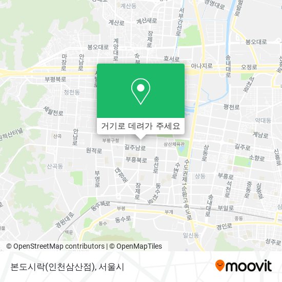 본도시락(인천삼산점) 지도