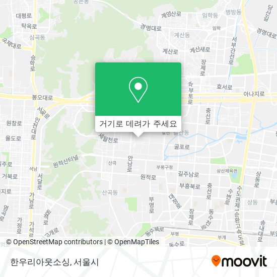 한우리아웃소싱 지도