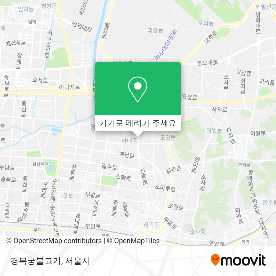 경복궁불고기 지도