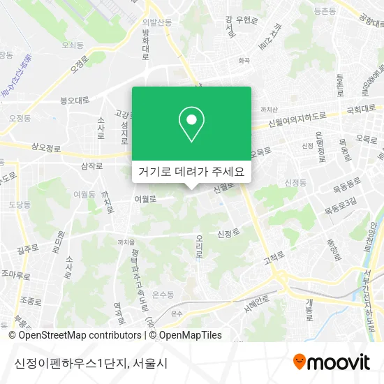 신정이펜하우스1단지 지도