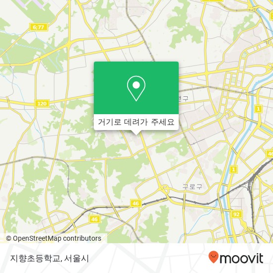 지향초등학교 지도