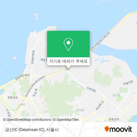 버스 또는 지하철 으로 서울시 에서 금산IC (Geumsan IC) 으로 가는법?