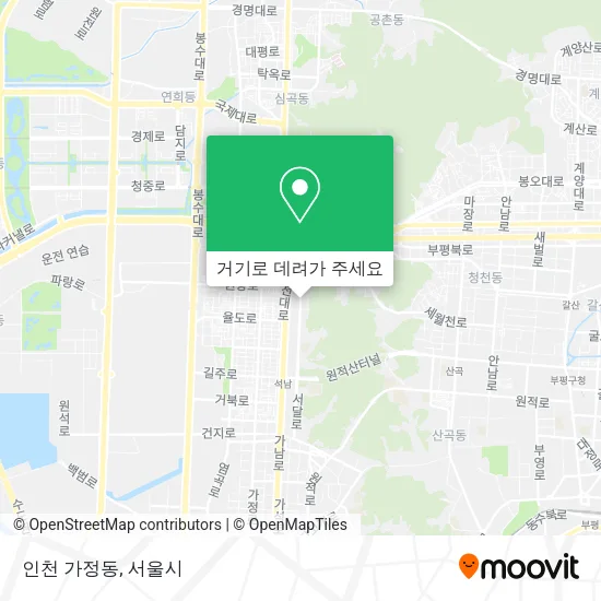 인천 가정동 지도