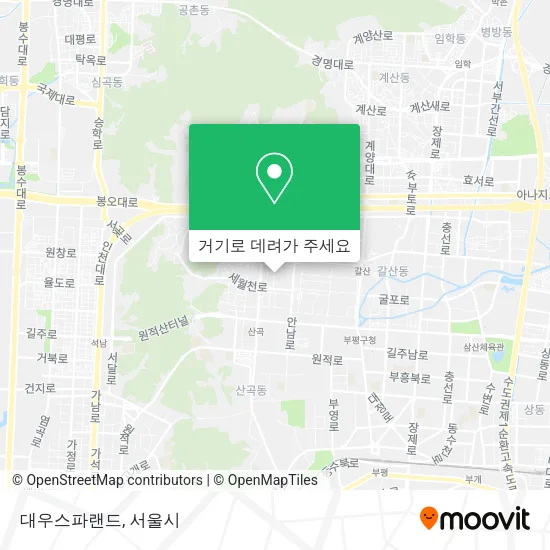 대우스파랜드 지도