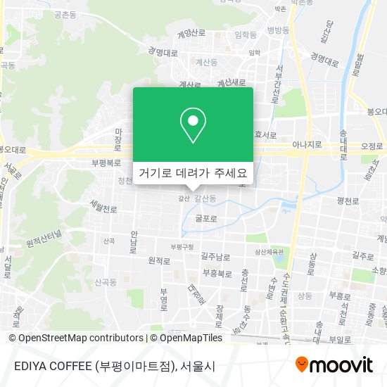 EDIYA COFFEE (부평이마트점) 지도