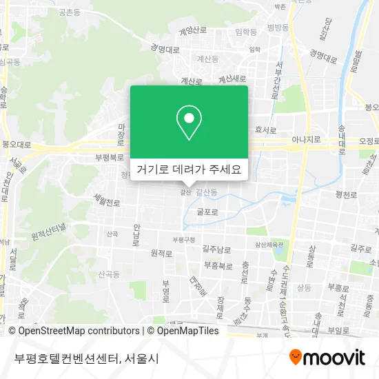 부평호텔컨벤션센터 지도