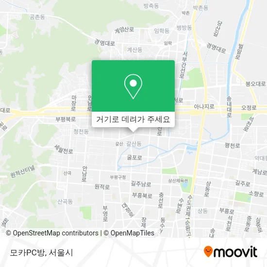 모카PC방 지도