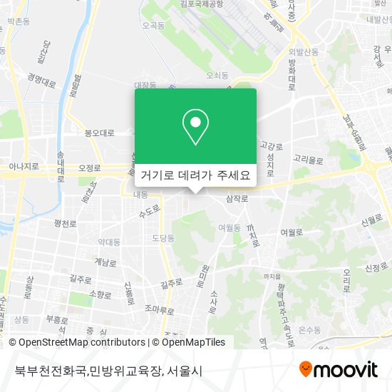 북부천전화국,민방위교육장 지도