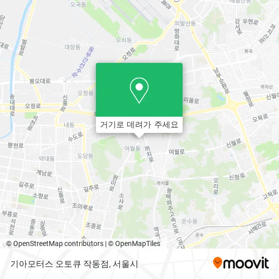 기아모터스 오토큐 작동점 지도