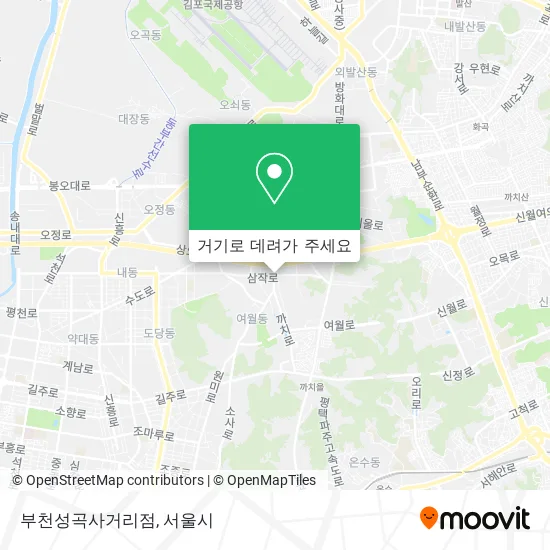 부천성곡사거리점 지도