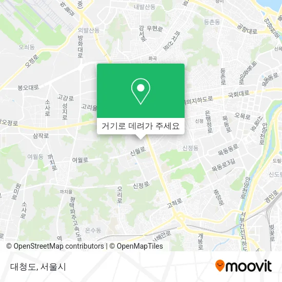 대청도 지도