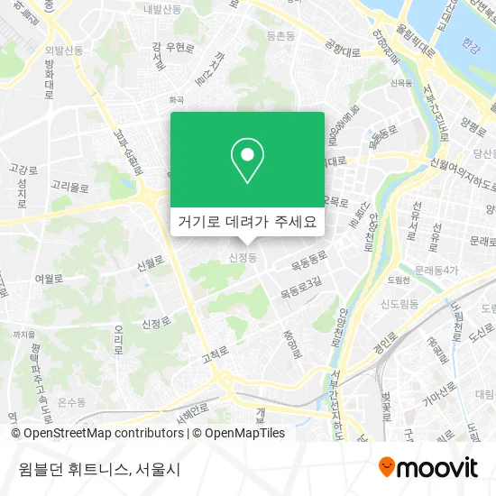 윔블던 휘트니스 지도