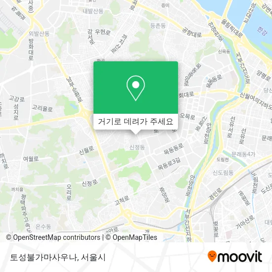 토성불가마사우나 지도