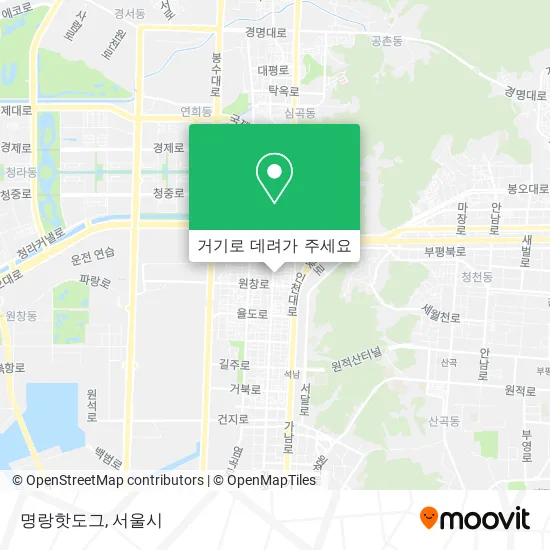 명랑핫도그 지도