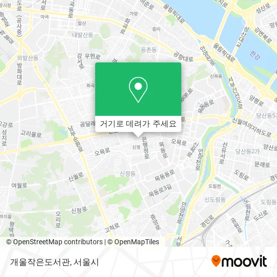 개울작은도서관 지도