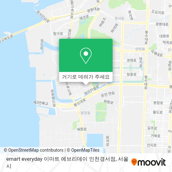 emart everyday 이마트 에브리데이 인천경서점 지도