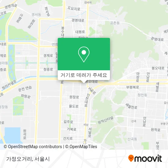 가정오거리 지도