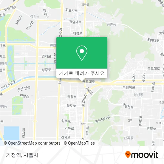 가정역 지도