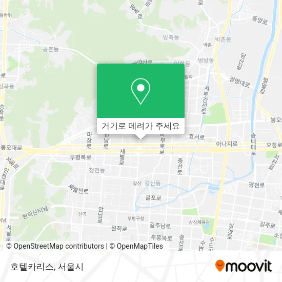 호텔카리스 지도