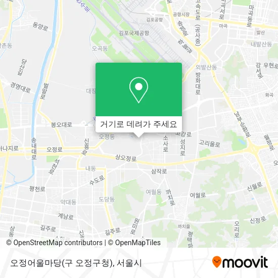 오정어울마당(구 오정구청) 지도