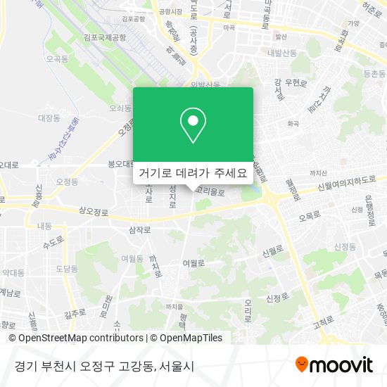 경기 부천시 오정구 고강동 지도