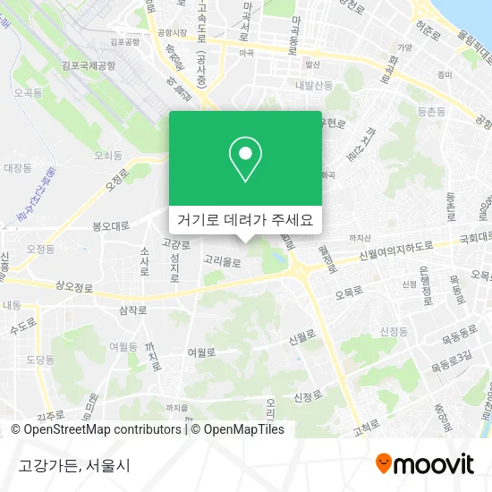 고강가든 지도