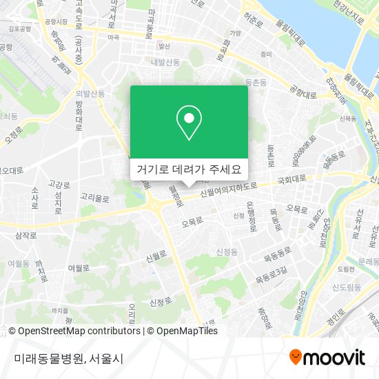미래동물병원 지도