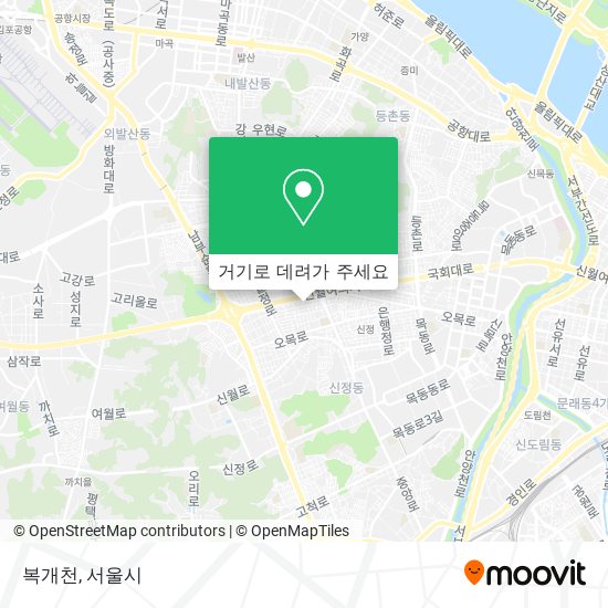 복개천 지도