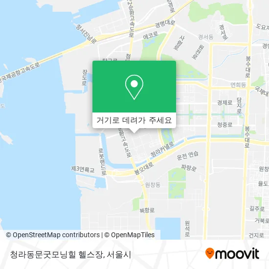 청라동문굿모닝힐 헬스장 지도