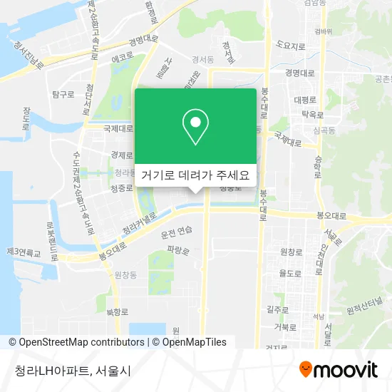청라LH아파트 지도