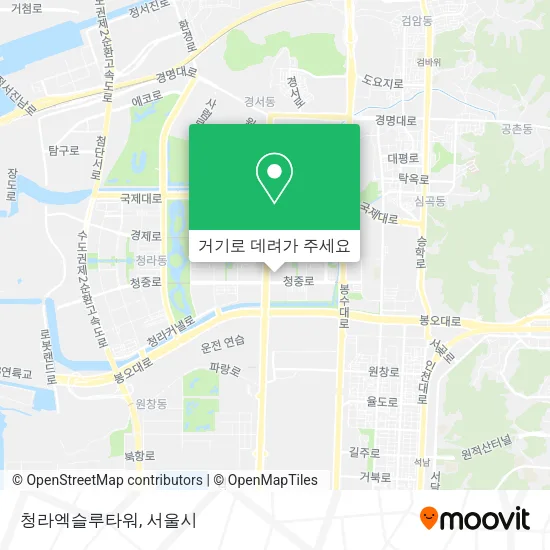 청라엑슬루타워 지도