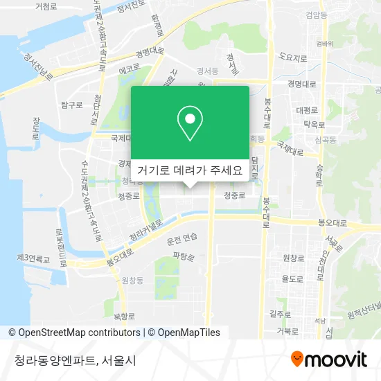청라동양엔파트 지도