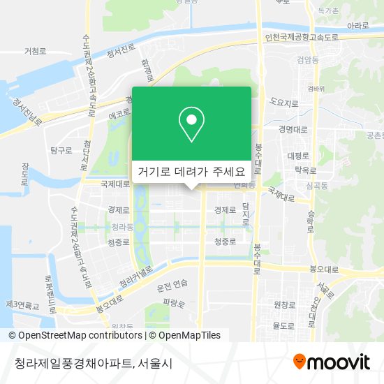 청라제일풍경채아파트 지도