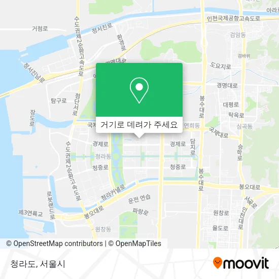 청라도 지도