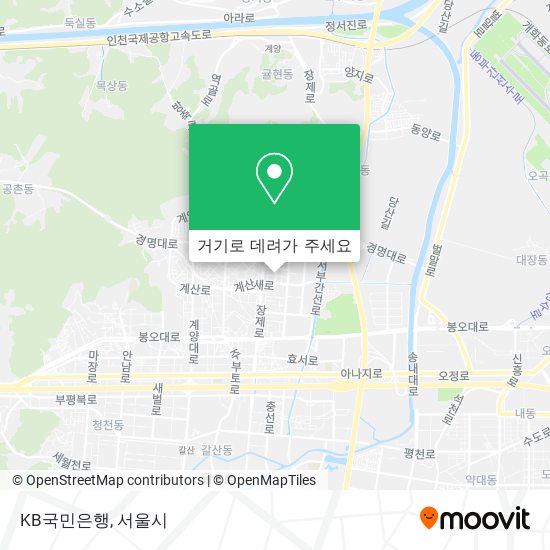 KB국민은행 지도