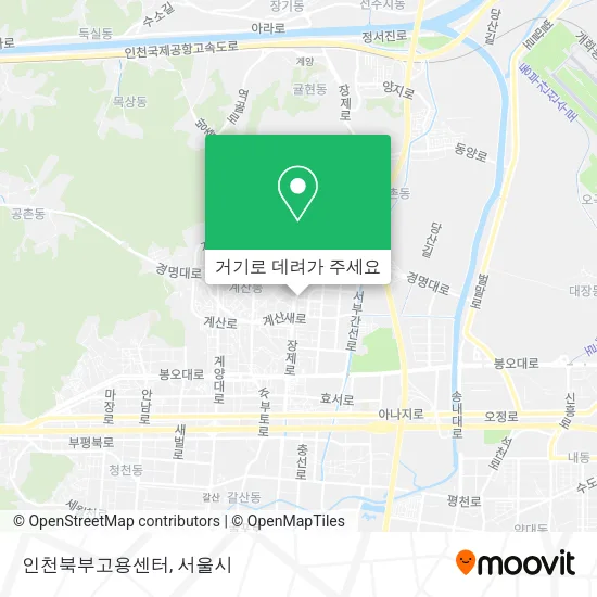 인천북부고용센터 지도