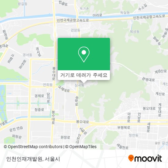 인천인재개발원 지도