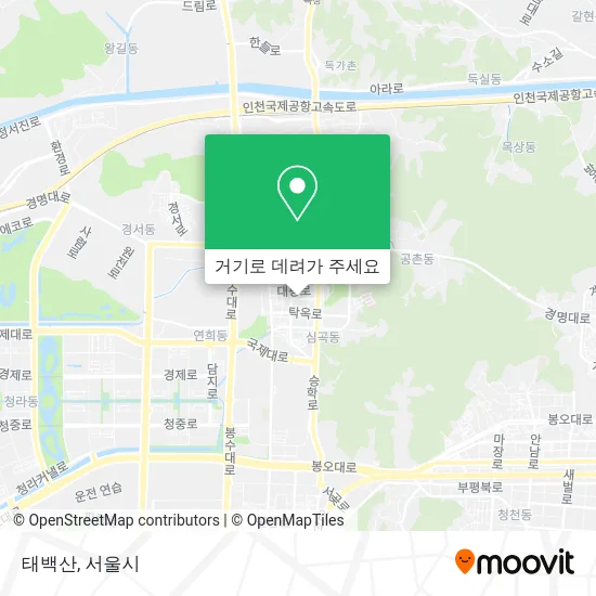 태백산 지도