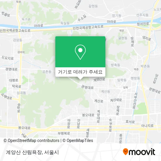 계양산 산림욕장 지도