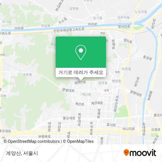 계양산 지도